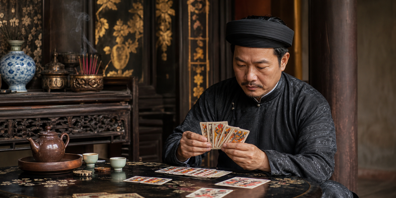 Hiểu vai trò của từng lượt đánh là điều cần thiết khi học cách chơi phỏm dễ hiểu